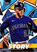 2021 Topps Fire Trevor Story