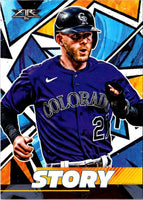 2021 Topps Fire Trevor Story #39