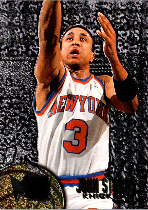 1995 Metal Silver Spotlight John Starks #74