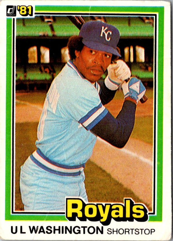 1981 Donruss U.L. Washington #460