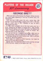 1990 Fleer Canadian George Brett #621