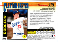 2021 Bowman Heritage Clayton Beeter #191