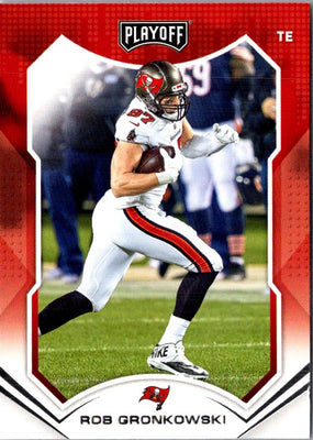 2021 Panini Playoff Red Zone Rob Gronkowski #172