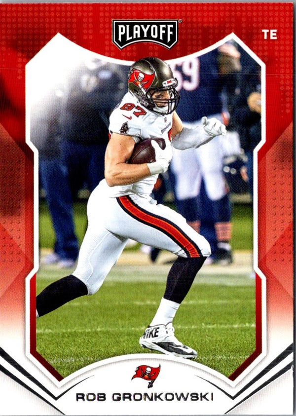 2021 Panini Playoff Red Zone Rob Gronkowski #172