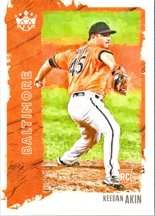 2021 Panini Diamond Kings Keegan Akin #35 Rookie