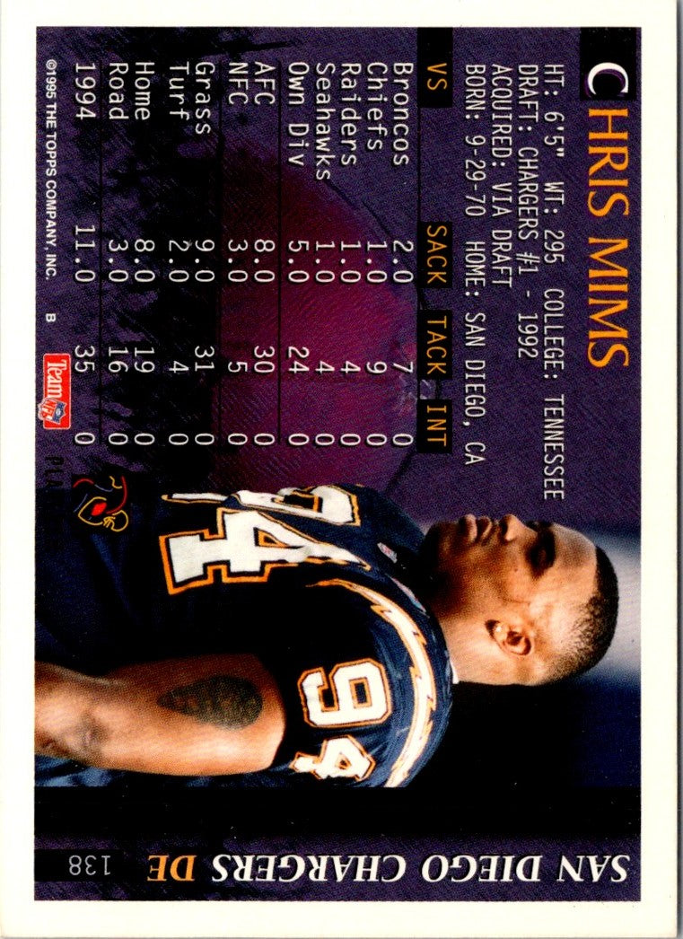 1995 Bowman Chris Mims