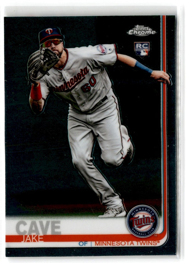 2019 Topps Chrome Jake Cave #161 Rookie