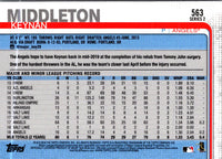 2019 Topps Keynan Middleton #563