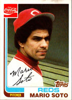 1982 Topps Coca-Cola Cincinnati Reds Mario Soto #20
