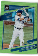 2021 Donruss Optic Lime Green Cody Bellinger