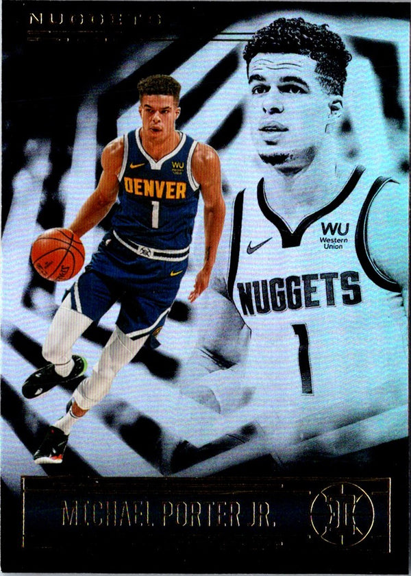 2021 Panini Mosaic Starting 5 Aaron Gordon/Jamal Murray/Michael Porter Jr./Nikola Jokic/Will Barton #16