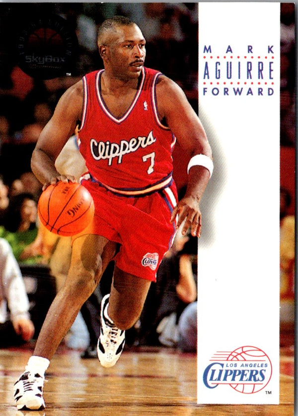 1993 SkyBox Mark Aguirre #235