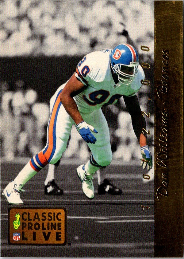 1993 Pro Line Live Future Stars Dan Williams #FS 22