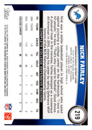2011 Topps Nick Fairley