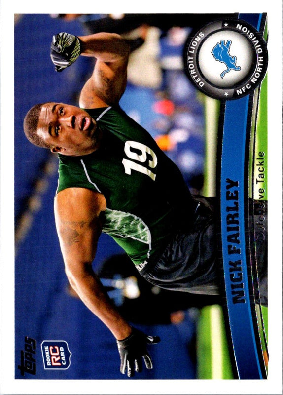 2011 Topps Nick Fairley #219 Rookie