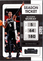 2021 Panini Contenders Ticket Dejounte Murray #89