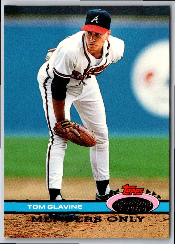 1991 Stadium Club Tom Glavine #558