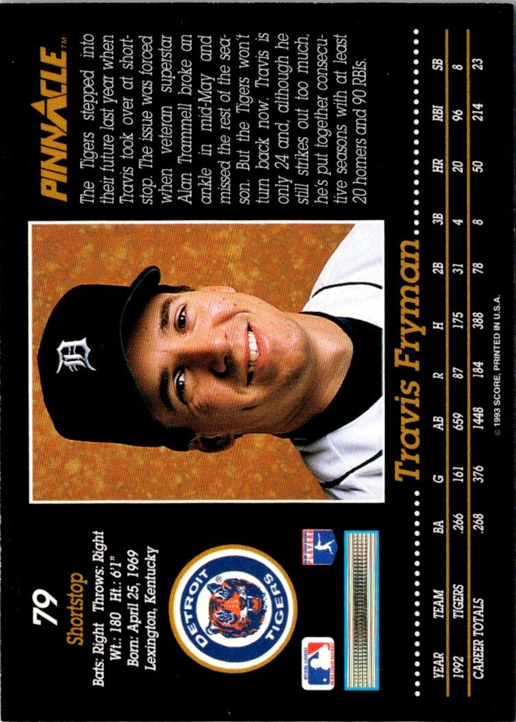 1993 Pinnacle Travis Fryman