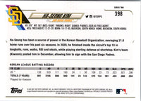 2021 Topps Ha-Seong Kim #398