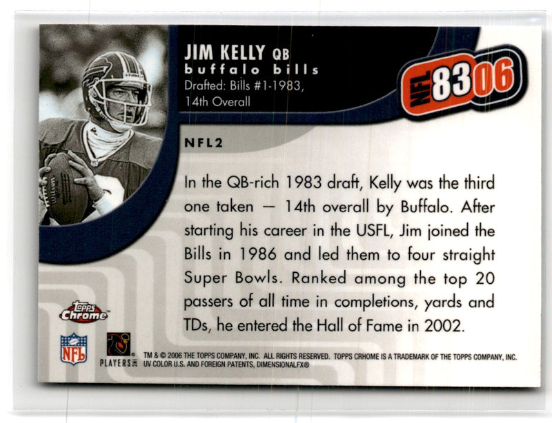 2006 Topps NFL 8306 Jim Kelly