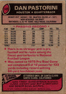 1977 Topps Mexican Dan Pastorini