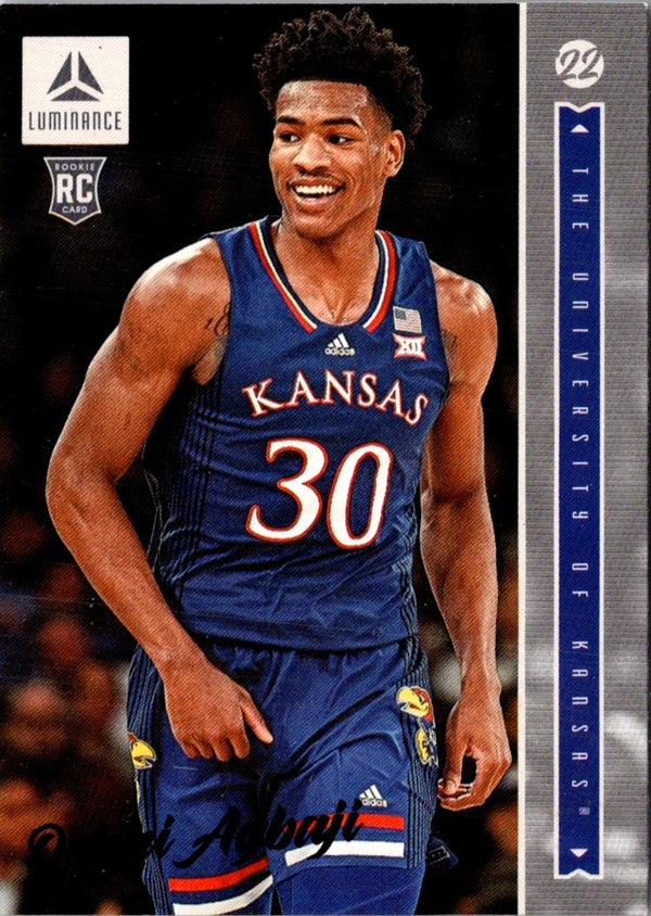 2022 Panini Chronicles Draft Picks Ochai Agbaji #20