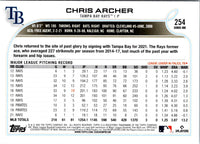 2022 Topps Orange Star Chris Archer #254