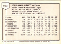 1989 ProCards John Burkett #1483