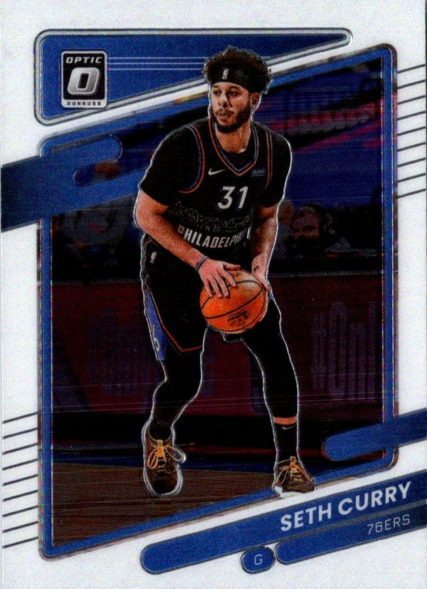 2021 Donruss Optic Blue Seth Curry #91