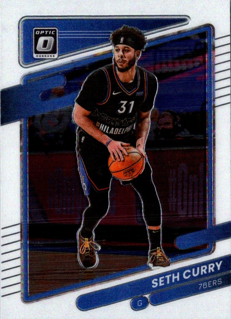 2021 Donruss Optic Blue Seth Curry