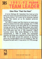 1991 Fleer Glen Rice #385