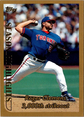 2017 Topps Rediscover Stamped Buybacks Silver Roger Clemens #203