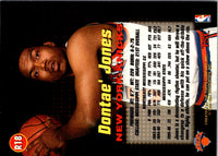 1996 Stadium Club Rookies I Dontae' Jones #R18