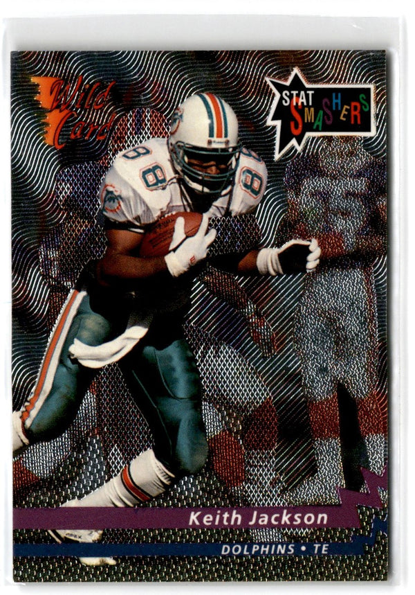 1993 Wild Card Stat Smashers Keith Jackson #ESS-83