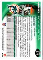 2010 Topps Chrome Ronnie Brown #C78