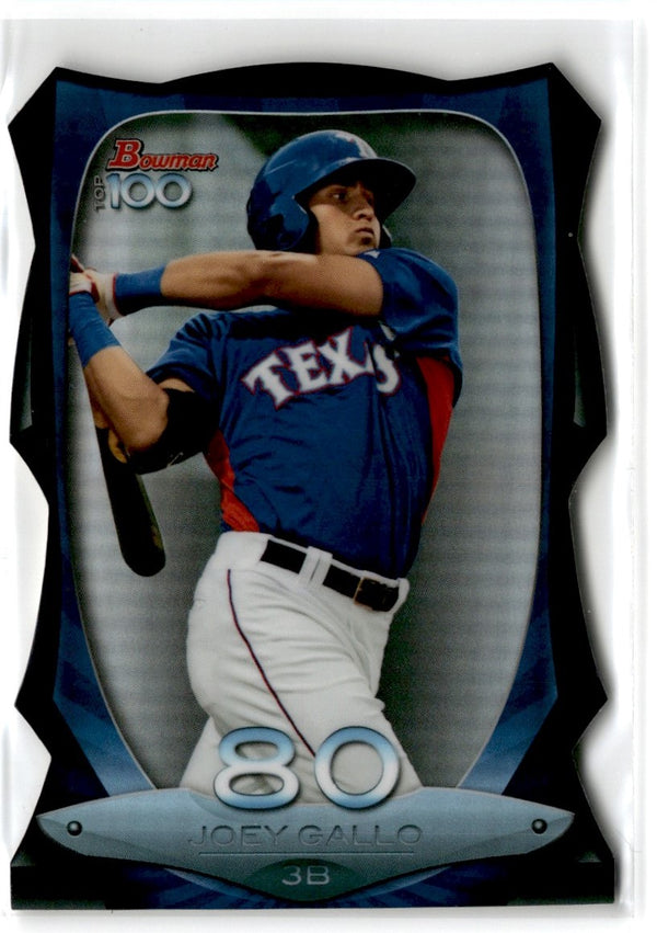 2013 Bowman Top 100 Prospects Die Cut Refractors Joey Gallo #BTP-80 93/99