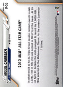 2020 Topps Update Miguel Cabrera