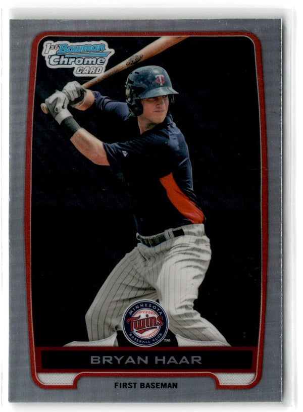 2012 Bowman Draft Picks & Prospects Chrome Bryan Haar #BDPP155 Refractor