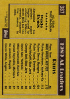1990 Topps Wade Boggs #387