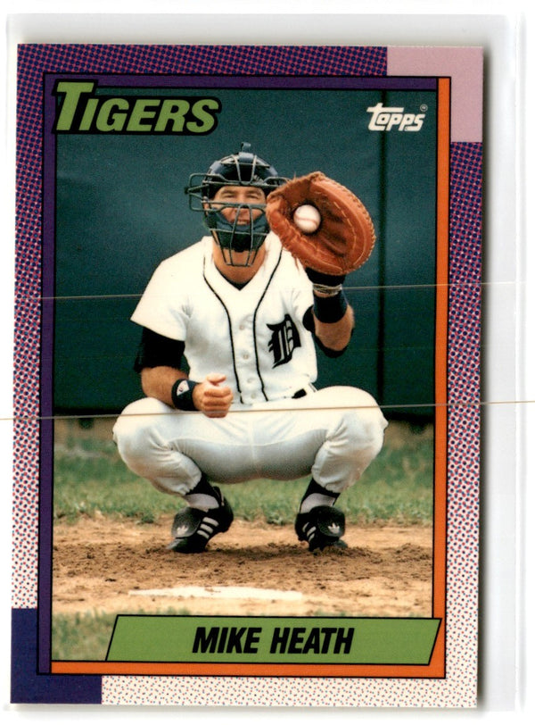 1990 Topps Tiffany Mike Heath #366