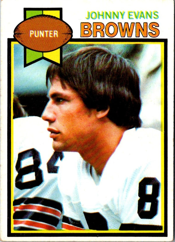 1979 Topps Johnny Evans #33 Rookie