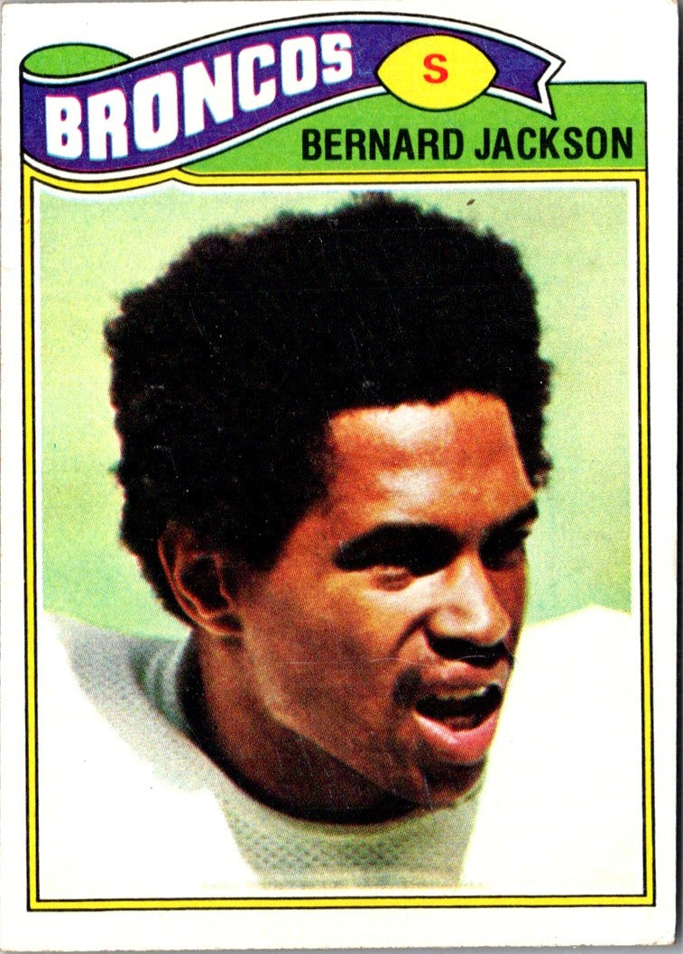 1977 Topps Bernard Jackson