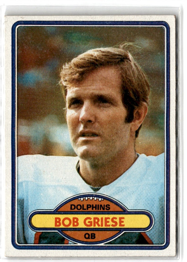 1980 Topps Bob Griese #35