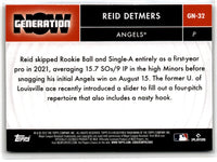 2022 Topps Generation Now Reid Detmers #GN-32