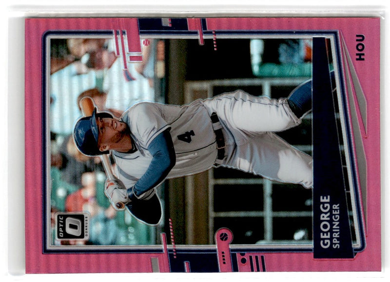 2020 Donruss Optic Pink George Springer #194