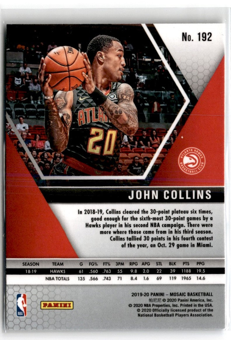 2019 Panini Mosaic John Collins