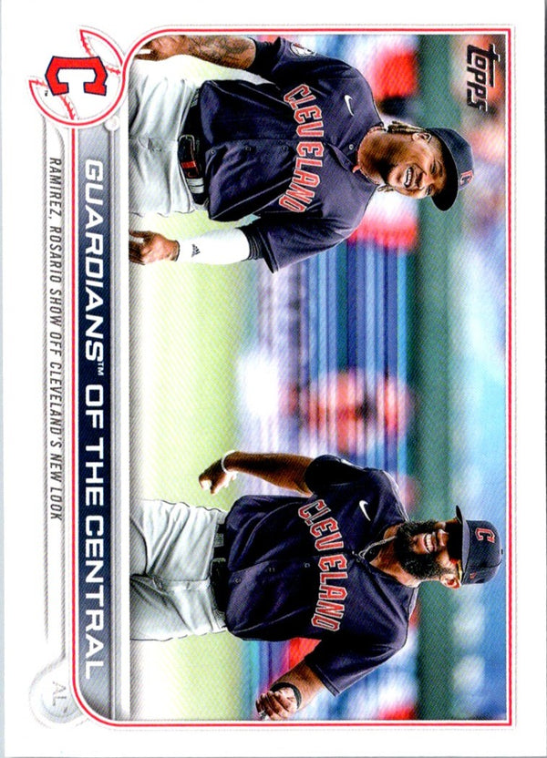 2022 Topps Update Guardians of the Central (Jose Ramirez/Amed Rosario) #US302