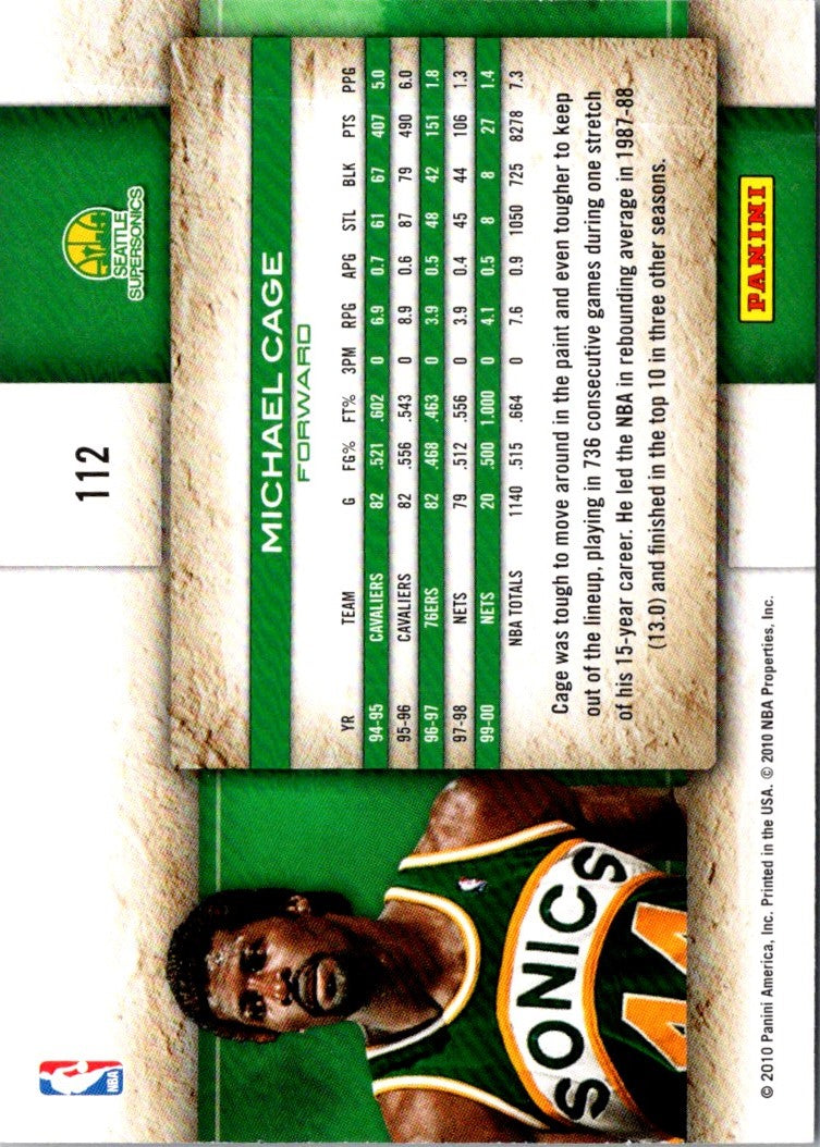 2009 Panini Studio Michael Cage