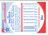1987 Topps Kmart 25th Anniversary Jim Palmer #17