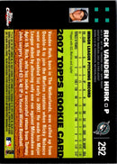 2007 Topps Chrome Rick Vanden Hurk